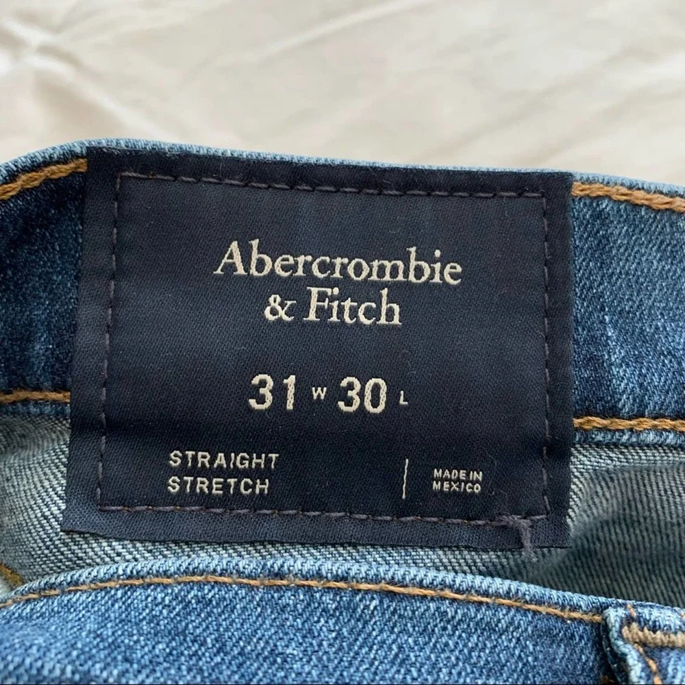 Abercrombie Straight Stretch Men’s Jeans 31x30
